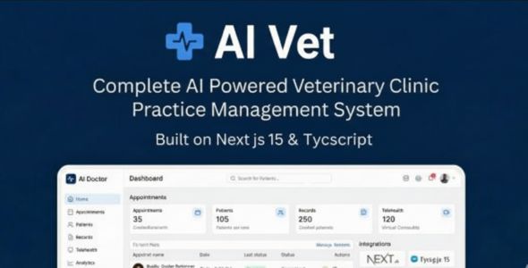 AI Vet - Complete AI Powered Veterinary Clinic Management System