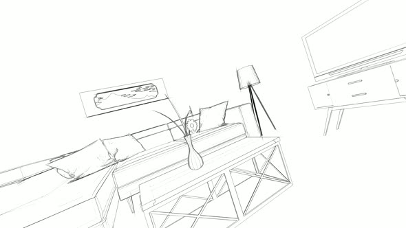 Living Room Blueprint alt