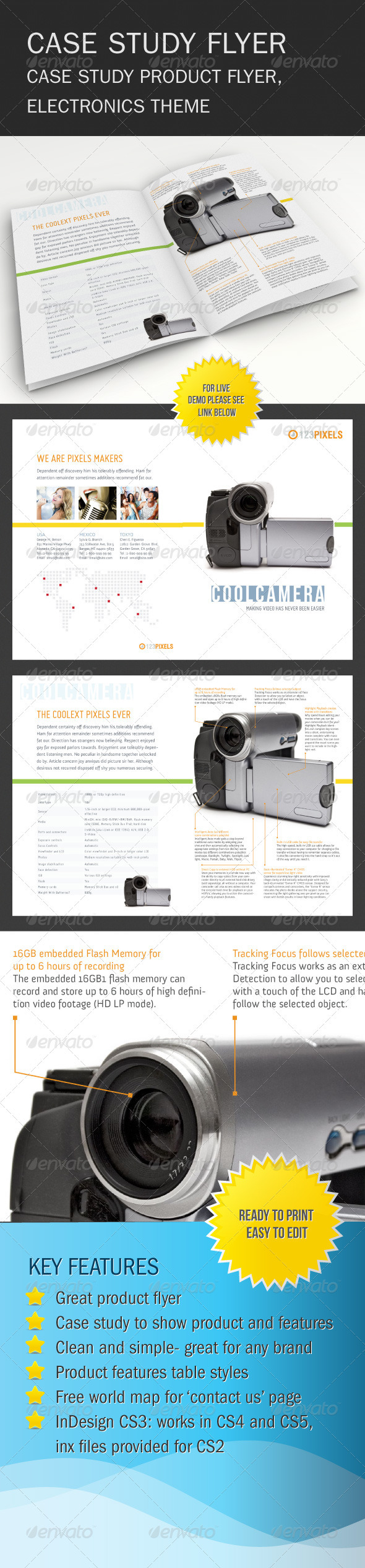 Product Case Study Flyer - Commerce Flyers