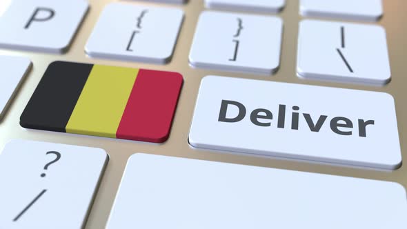 Deliver Text and Flag of Belgium on the Computer Keyboard alt