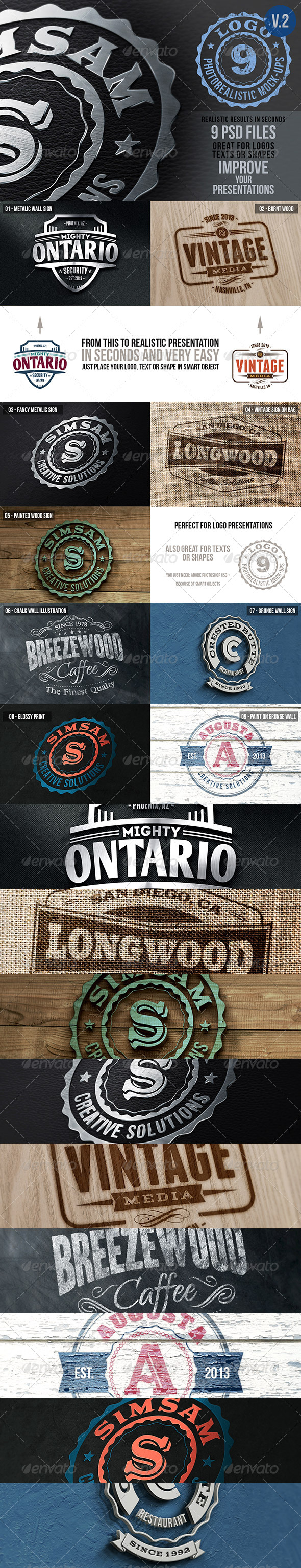 Photorealistic Logo Mock-Ups Vol.2 - Logo Product Mock-Ups
