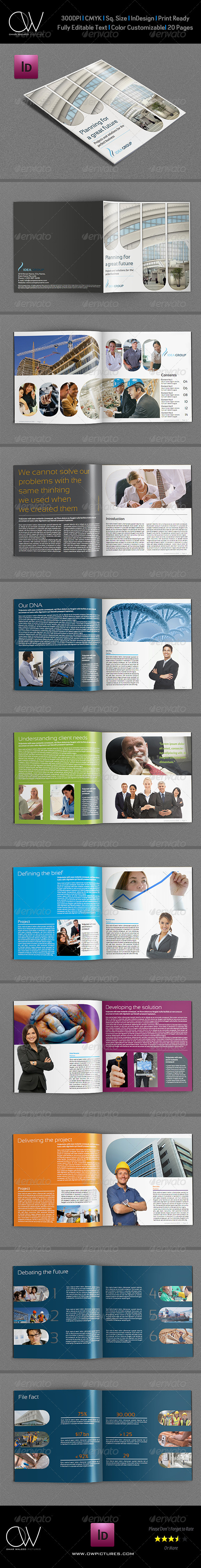 Company Brochure Template Vol.10 - 20 Pages - Corporate Brochures