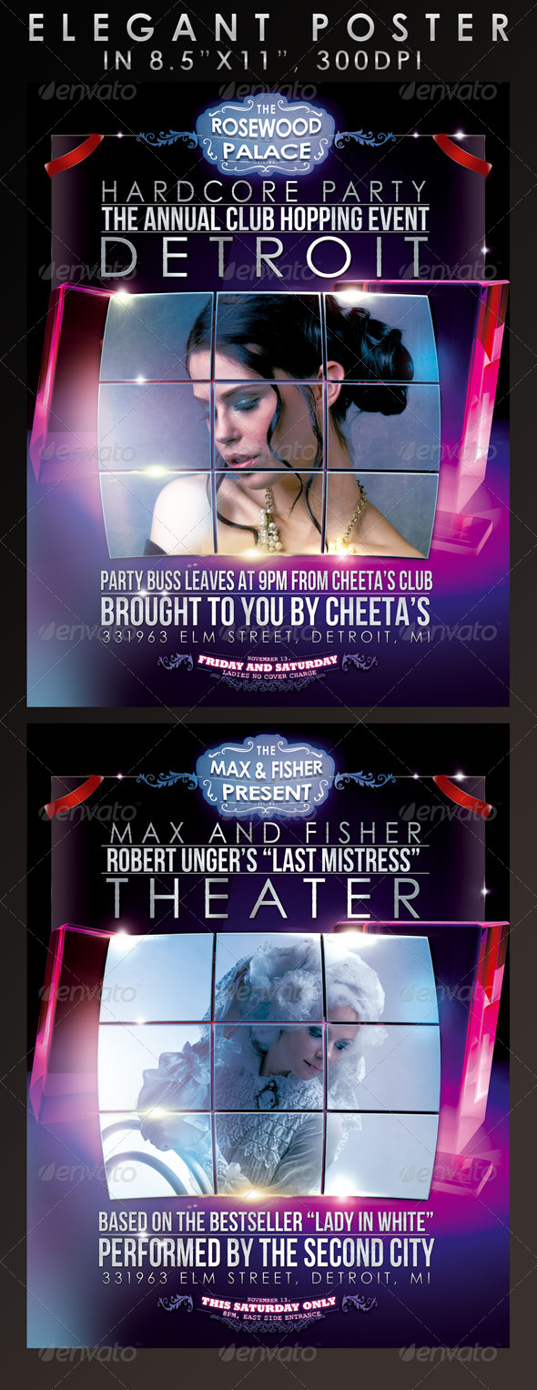 Elegant Poster Template - Events Flyers