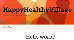 HappyHealthyVillage Themes