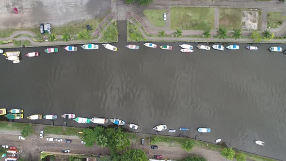 Paraty bay water. Beach landmark travel destination in Brazil. alt