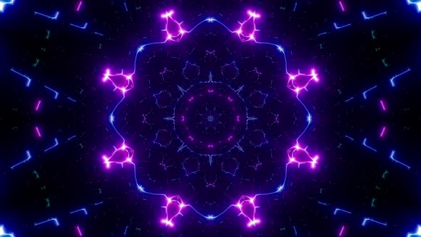 Fractal Neon Laser Beam Vj Light Loop 4K 01 alt