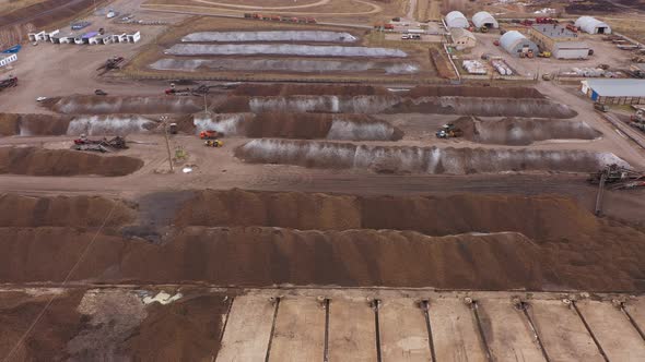 The Process of Unloading Sugar Beets alt