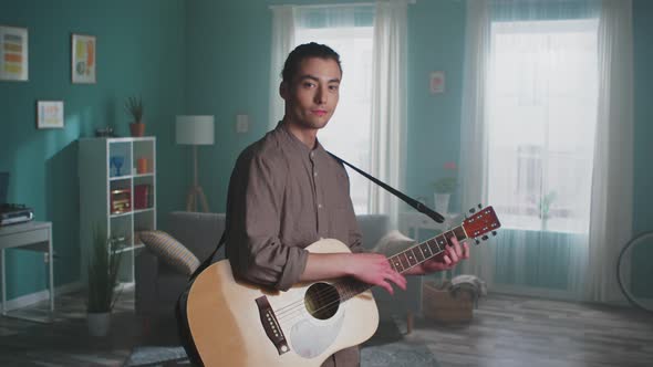 Portrait of Young Talented Musician alt