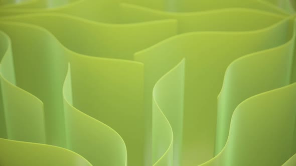 3d Abstract Elegant Wavy Green Background