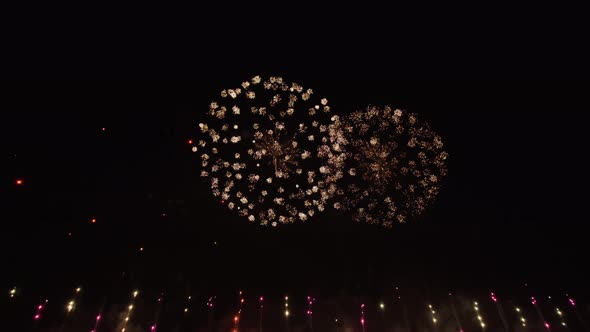 Grandiose Salute Show on Feast of Redeemer Over Venice alt