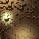 Golden Hexagonal Geometric Surface - VideoHive Item for Sale