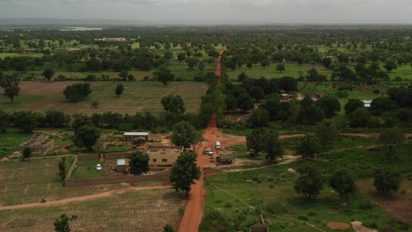 Africa Mali Village Aerial View 35
