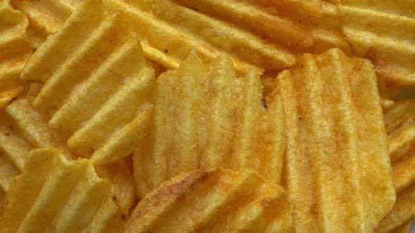Rotation Fluted Potato Chips With Spices alt
