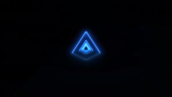 Blue Neon Tunnel Animated Background alt