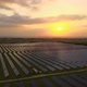 Aerial View of Large Sustainable Electrical Power Plant with Rows of Solar Photovoltaic Panels for - VideoHive Item for Sale