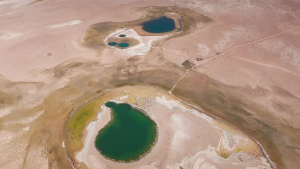 San Pedro De Atacama, Antofagasta. Chile. Desert. Andes Cejar Lagoon and Eyes of the Salar. alt