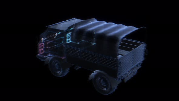 Military Truck 4k