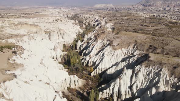 Cappadocia Landscape Aerial View. Turkey. Goreme National Park alt