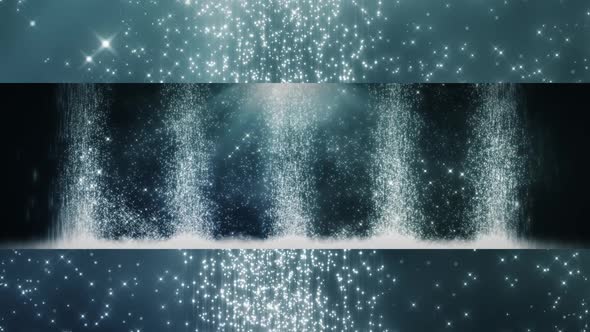 Rising Snow Stars Particles alt