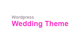 Wordpress Wedding Theme