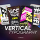 Vertical Text Motion - VideoHive Item for Sale