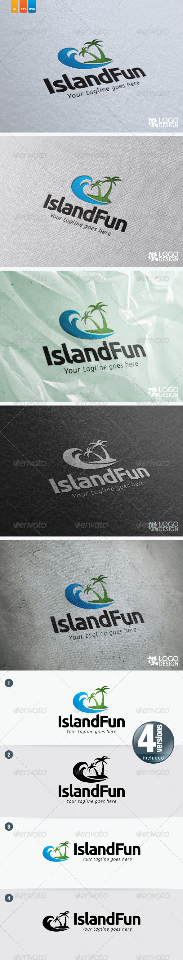Island Fun - Nature Logo Templates