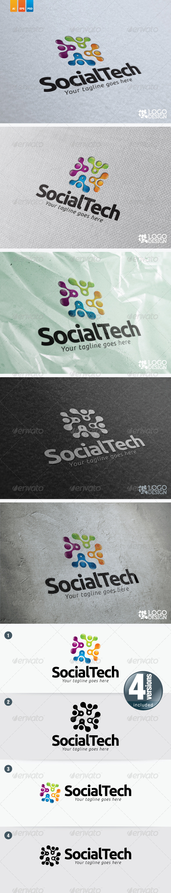 Social Tech - Objects Logo Templates