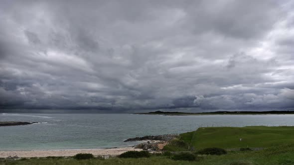 Ominous Storm Clouds Over Ocean alt