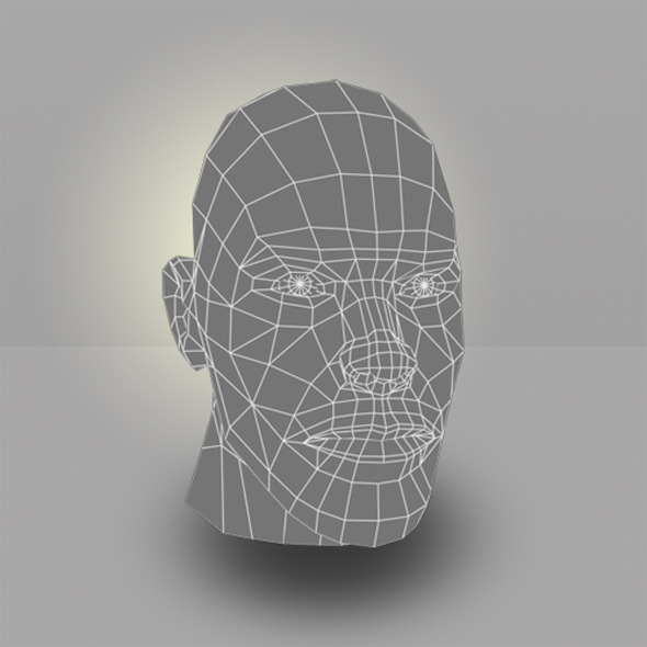 Human Male Head - 3Docean 5785989