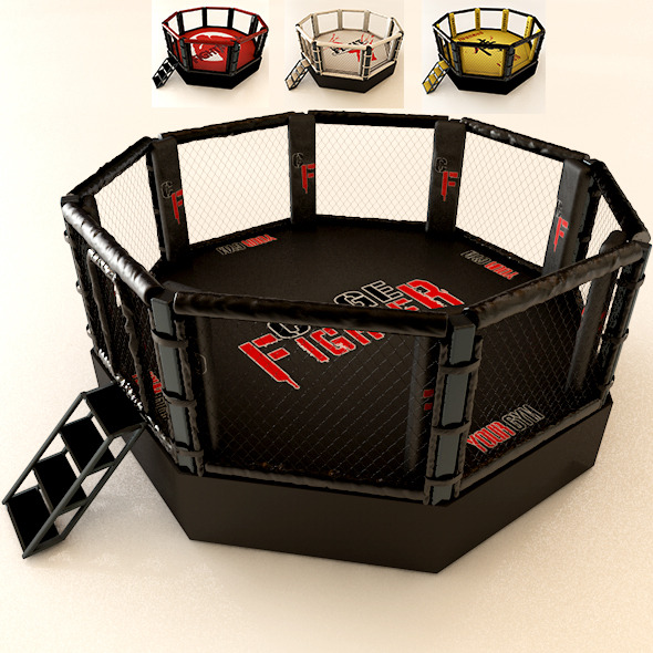 Realistic Mma Cage - 3Docean 5786016