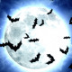 Halloween Moon and Bats - VideoHive Item for Sale