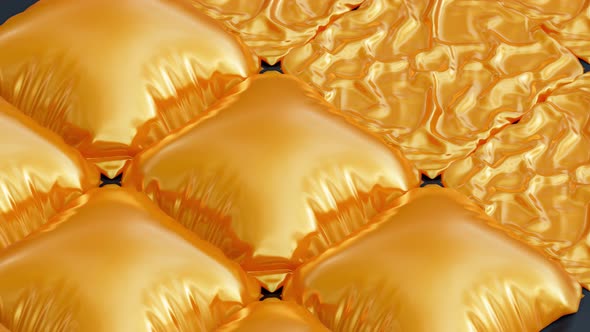 Abstract Background With Inflating Pillows