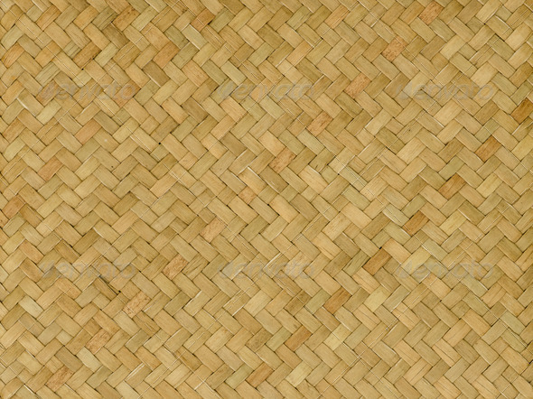 pattern nature background of brown handicraft weave texture wicker surface for furniture material