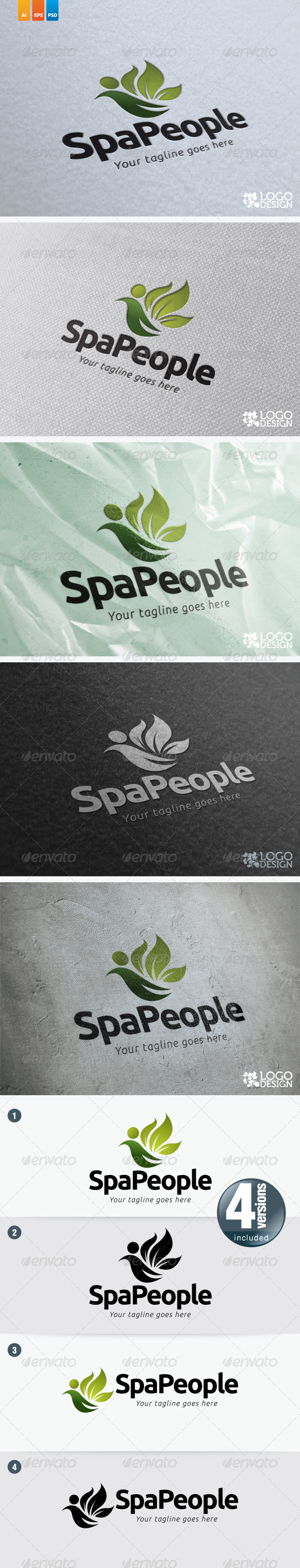 Spa People - Nature Logo Templates