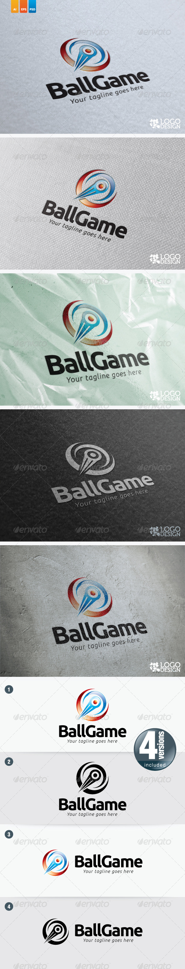 Ball Game - Objects Logo Templates
