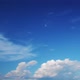 Time Lapse Bright Blue Sky with Cirrus and Cumulus Clouds - VideoHive Item for Sale