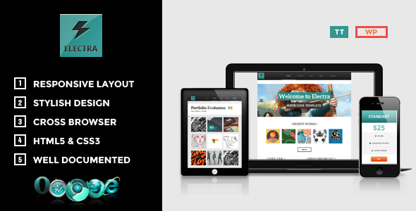 Electra - Responsive Multipurpose WordPress Theme - Creative WordPress