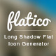 FlatIco - Long Shadow Flat Icon Generator