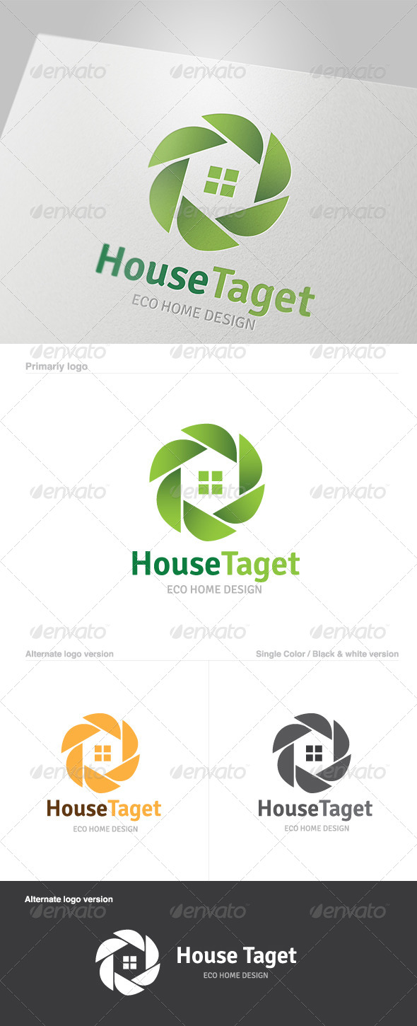 House Target Logo by LayerSky GraphicRiver