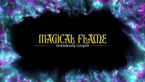 Magical Flame Frame 4K