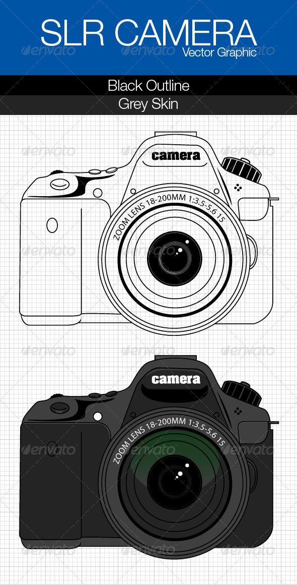 Vector Camera 2 Variations - Technology Conceptual