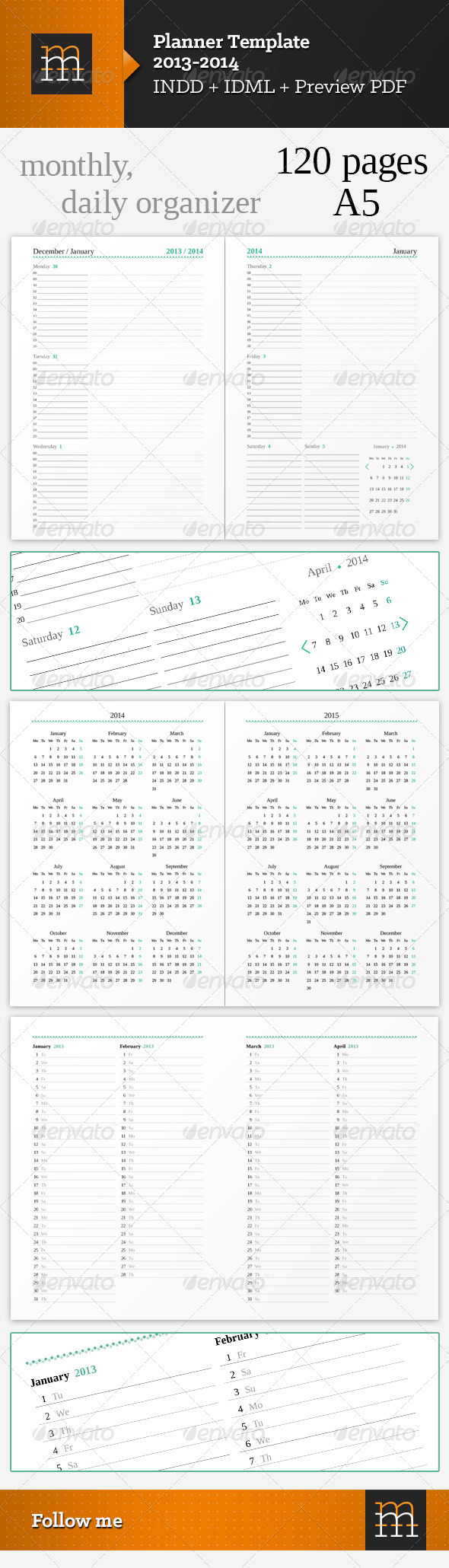 Planner Template 2013-2014 - Calendars Stationery