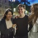 Drunken Friends Walk Along the Night Street Stagger Laugh Talk - VideoHive Item for Sale