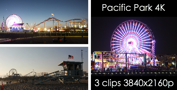 Pacific Park Los Angeles Timelapse 4K alt