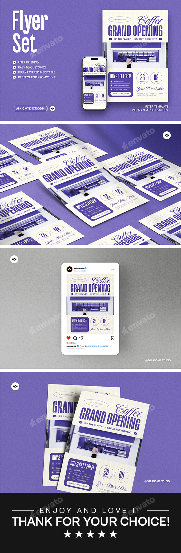 Coffee Grand Opening Flyer