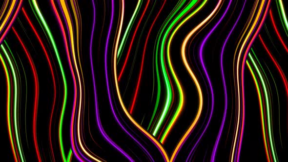 Abstract Fantasy Glow Wave Line Gradient Background