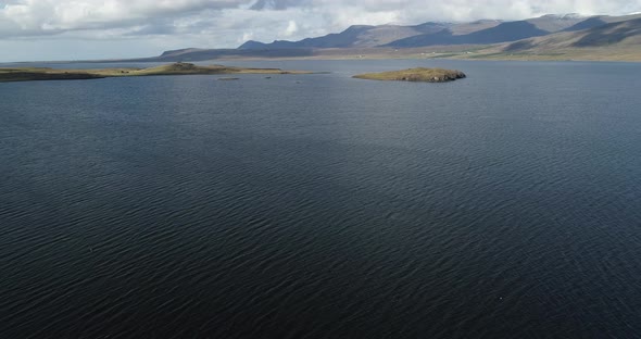 Hvalfjordur Fjord in Iceland alt