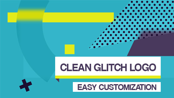 Clean Glitch Logo - VideoHive 5757850