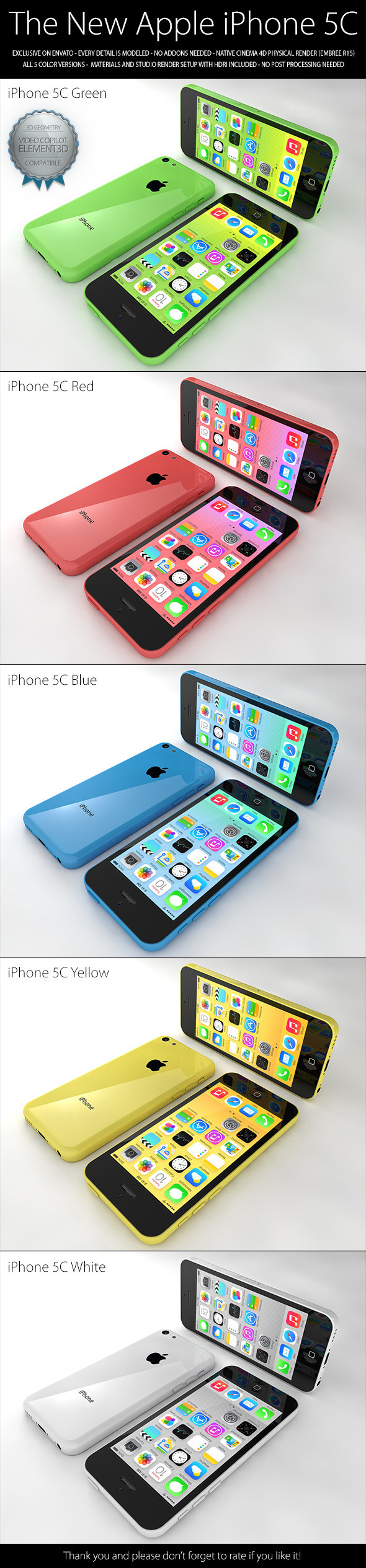 iPhone 5C - 3Docean 5632380