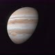 4k Jupiter in space, Dark space Background, Interstellar with Jupiter, 60 fps Jupiter - VideoHive Item for Sale